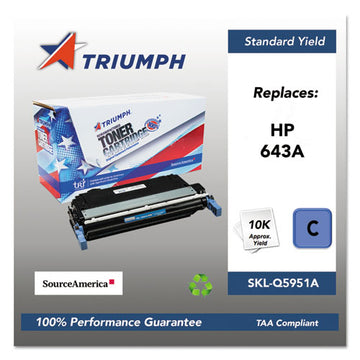 Triumph™ 751000nsh0283 Remanufactured Q5950a (643a) Toner, 11,000 Page-yield, Black freeshipping - TVN Wholesale